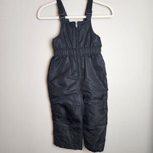 Healthex size 4T snowsuit bib overalls skiing outdoors Black